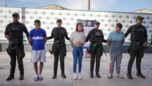 Policía colombiana capturó a cinco integrantes del Tren de Aragua en Bogotá