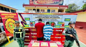 Presos dos distribuidores de droga en Maracaibo