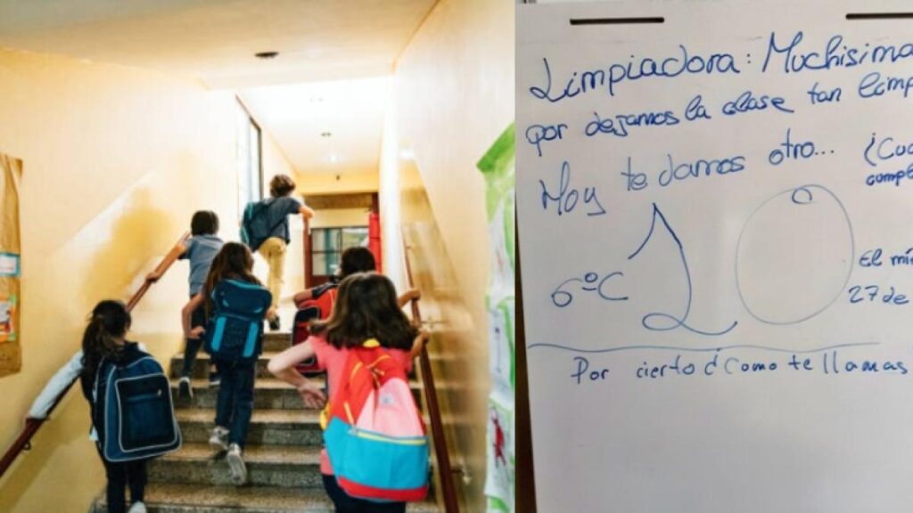 'Que lo recoja la aseadora'
