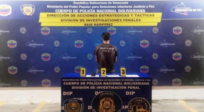 Recapturan a 'El Vitico', autor del crimen del hijo de Claudio Fermín