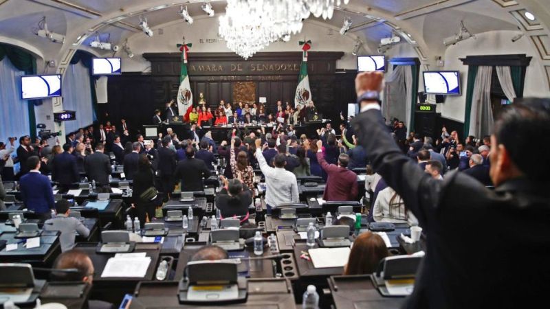 Senado de México aprueba las reglas para la elección judicial en 2025