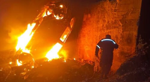 Un muerto por auto que cayó del Puente Cocuiza de Falcón-Zulia