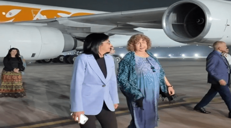 Vicepresidenta Rodríguez llegó a India para “afianzar cooperación”