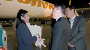 Vicepresidenta Rodríguez llegó a Vietnam para “alianzas estratégicas”