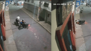 motoladrón derribó a mujer a quien pretendía robar en Piedecuesta, Santander; quedó herida en el suelo
