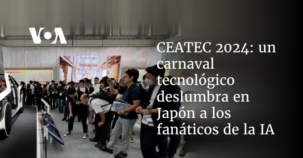 un carnaval tecnológico deslumbra en Japón a los fanáticos de la IA