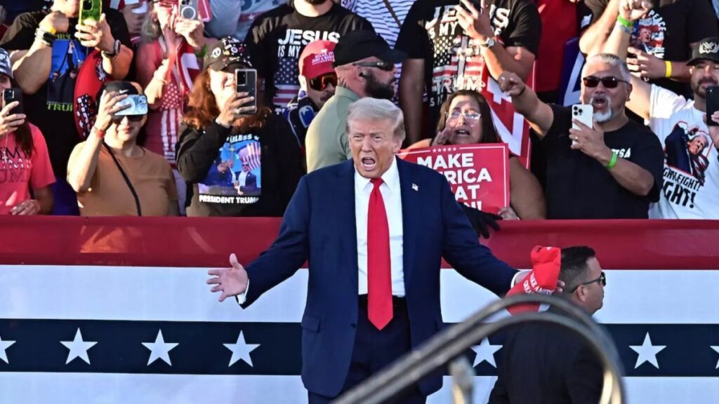 un hombre armado fue arrestado en las inmediaciones de un acto de Donald Trump