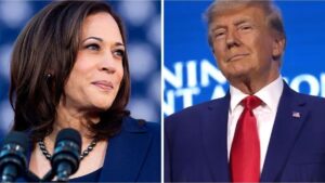 una encuesta asegura que Donald Trump y Kamala Harris están empatados