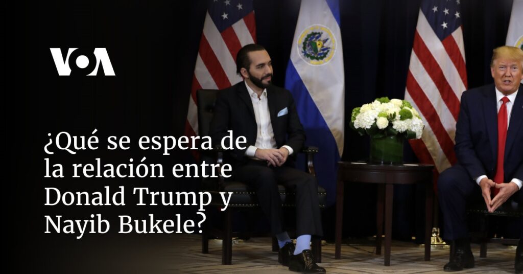 ¿Qué se espera de la relación entre Donald Trump y Nayib Bukele?