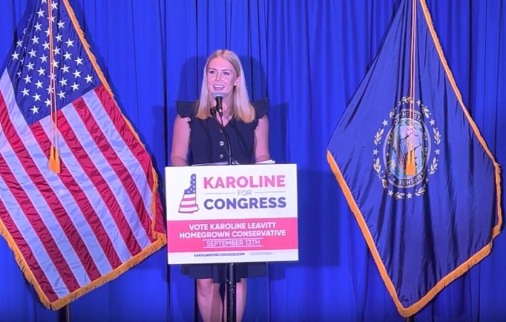 Trump designa a la portavoz de su campaña electoral, Karoline Leavitt, como secretaria de prensa de la Casa Blanca