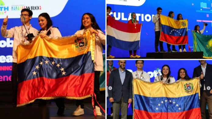 Venezolanos logran 1er lugar en Olimpiada Mundial de Robótica