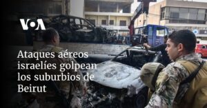 Ataques aéreos israelíes golpean los suburbios de Beirut