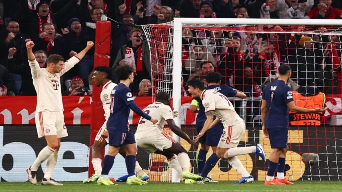 Bayern Múnich le hizo pagar muy caro al PSG el error de su portero