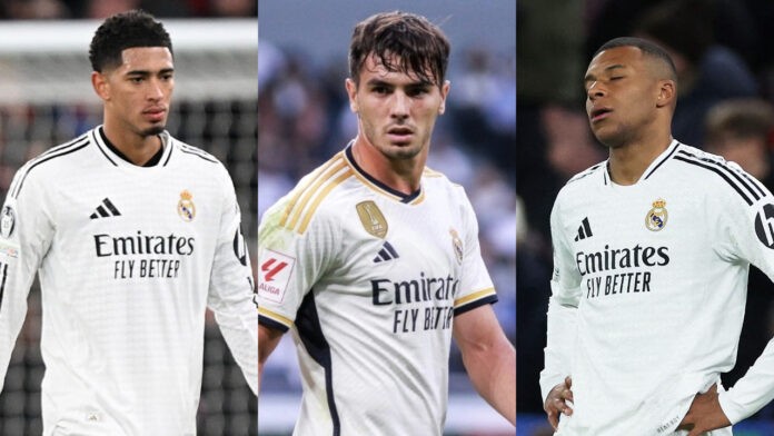 Bellingham, Brahim y Mbappé se someterán a pruebas para conocer su disponibilidad para el duelo de liga