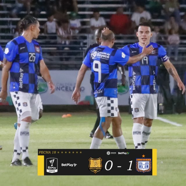 Boyacá Chicó asegura su permanencia en la Liga BetPlay tras vencer a Águilas Doradas.