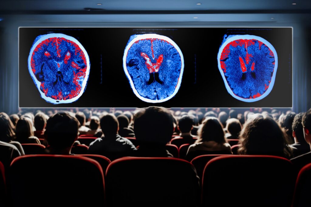 Ciencia identifica qué ocurre en el cerebro mientras se ve una película