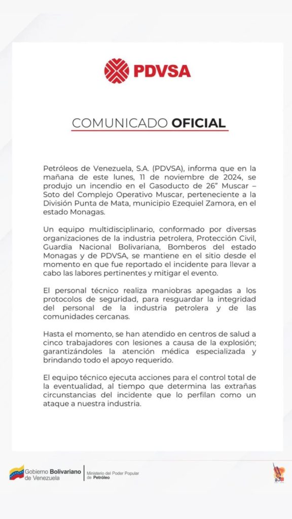 Cinco heridos dejó incendio en Complejo Muscar de Monagas | Diario El Luchador