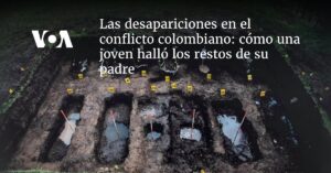 cómo una joven halló los restos de su padre