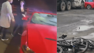 Conductor que habría arrollado a hermanos ciclistas con Ford Mustang tiene multas por 80 millones de pesos por manejar borracho