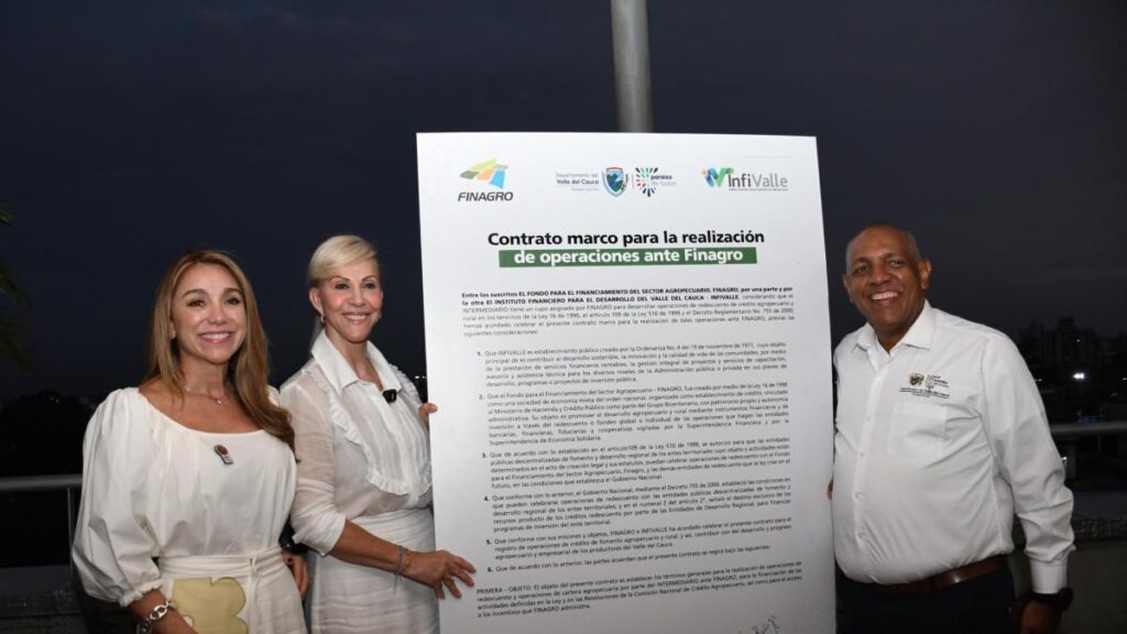 Convenio entre la gobernación del Valle del Cauca, Infivalle y Finagro, le apuesta a fortalecer a agricultores del departamento