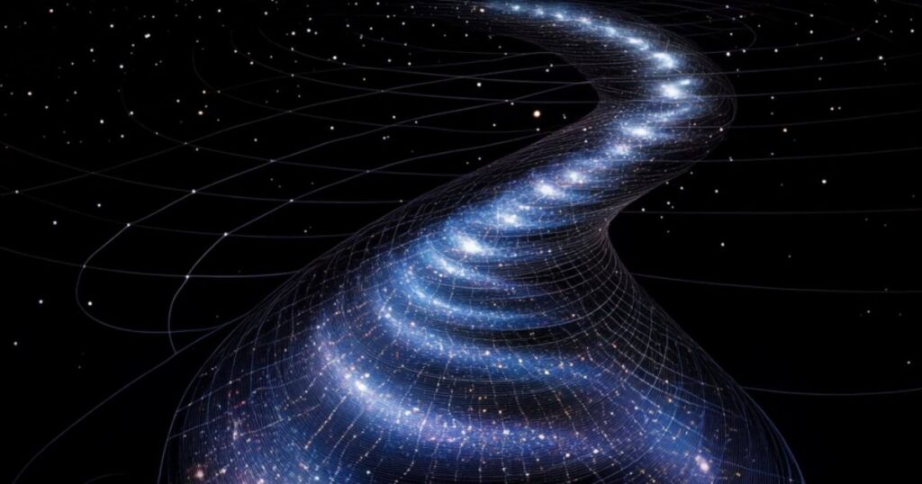 Descubren la primera lente gravitacional doble