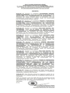 Designados cuatro nuevos viceministros para el Ministerio de Educación | Diario El Luchador