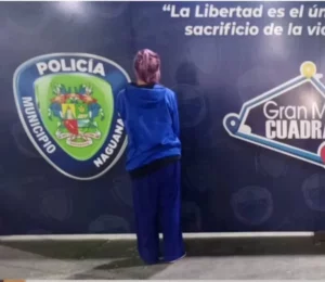 Detenida una mujer por pegarle a su marido en Naguanagua