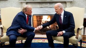 Donald Trump se reunió con Joe Biden para la transición