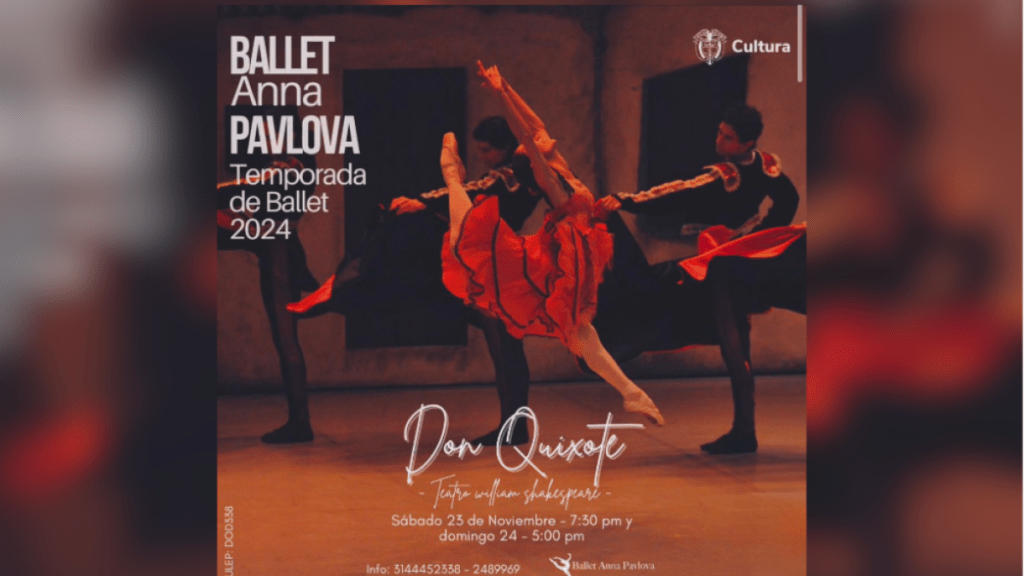 El Ballet Anna Pavlova presenta 'Don Quijote' en el teatro William Shakespeare