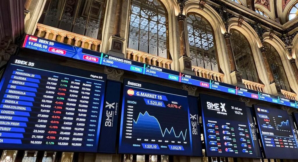 El Ibex 35 salva la semana con una subida diaria del 1,46% y recupera los 11.800 puntos