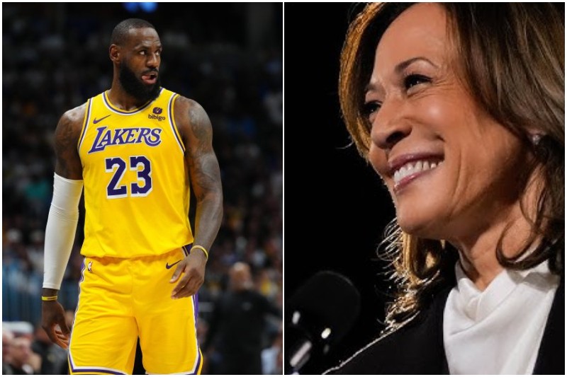 El mensaje con el que LeBron James llamó a sus seguidores a votar por Kamala Harris