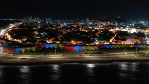 En su 213 años de gesta independentista, Cartagena estrena iluminación en Mu