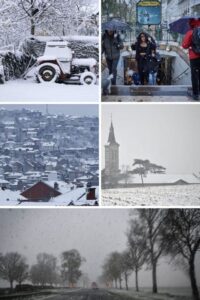 #EnFotos Nieve, frío polar y fuertes vientos ponen en alerta a Europa