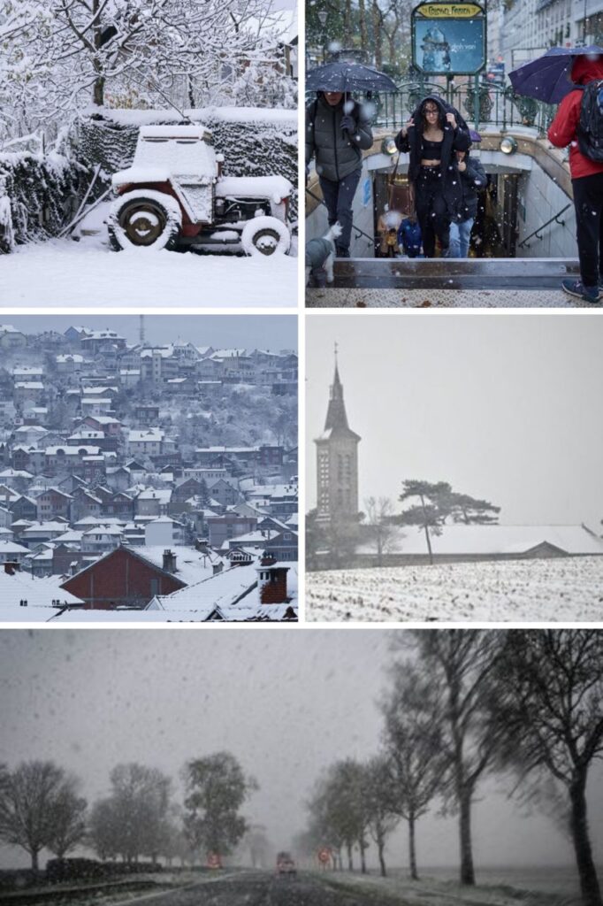 #EnFotos Nieve, frío polar y fuertes vientos ponen en alerta a Europa
