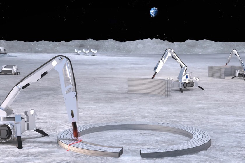 Estamos cerca de conseguir un hormigón sin agua para usar en la Luna. Promete cambiar las construcciones en la Tierra