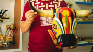 Festival de máscaras reúne a 130 artesanos en homenaje al patrimonio cultural del Caribe