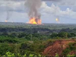 Incendio en gasoducto de Pdvsa Monagas deja cinco heridos e investigan posible “ataque”