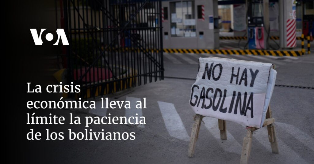 La crisis económica lleva al límite la paciencia de los bolivianos