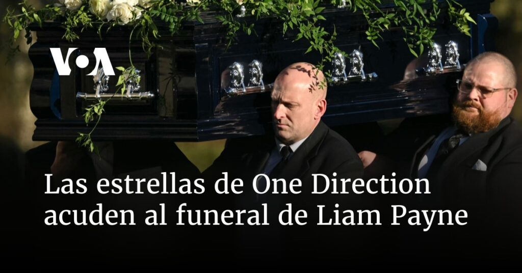 Las estrellas de One Direction acuden al funeral de Liam Payne