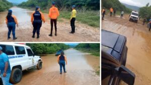 Lluvias ocasionaron la crecida de quebradas e incomunicación de vías en Falcón