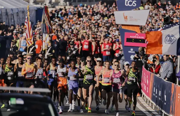 Maratón de Nueva York batió récord de corredores que llegan a la meta