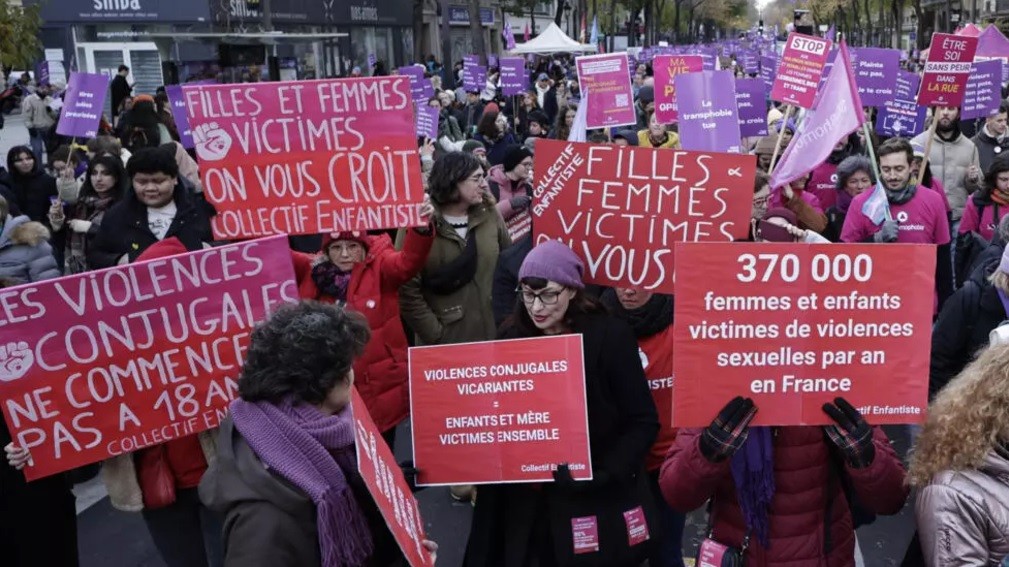 Marchas en Francia denuncian violencias contra las mujeres - AlbertoNews