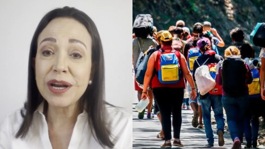 María Corina Machado habló sobre la diáspora si no se resuelve la crisis política