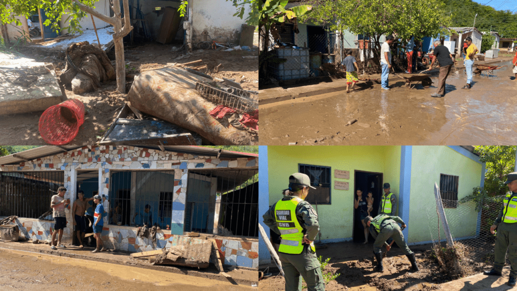 Más de 100 casas afectadas por las lluvias en Sucre