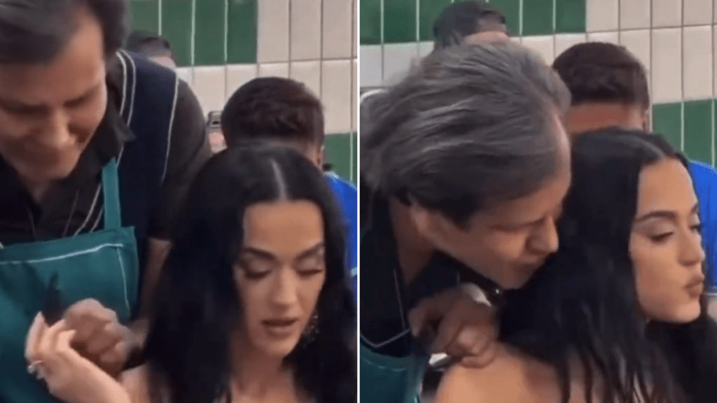 Mesero intentó besar a Katy Perry en una taquería de México y la reacción de la cantante se hizo viral: video