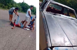 Motorizados que competían en carretera de Acurigua provocan colisión que deja un lesionado