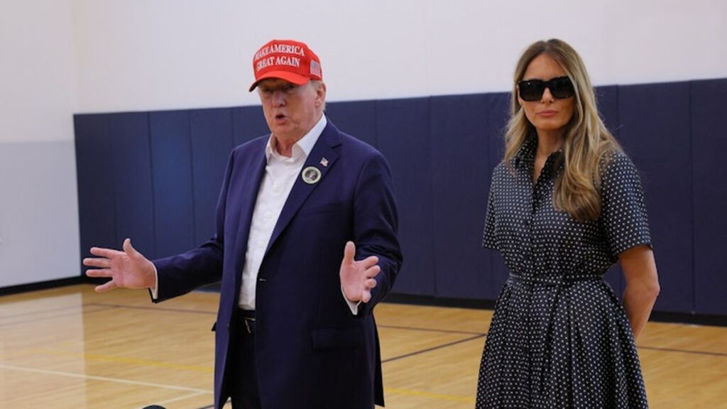 Nos está yendo muy bien, las palabras de Donald Trump tras votar