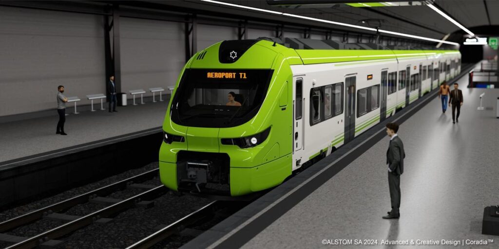 Nuevos trenes de Ferrocarrils para la conexión rápida con el Aeropuerto de Barcelona-El Prat