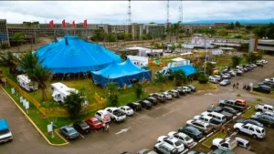 Ocho heridos tras colapsar grada de un circo en Guárico