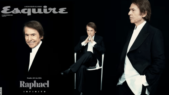 Raphael engalana la portada de Fin de Año de la revista Esquire